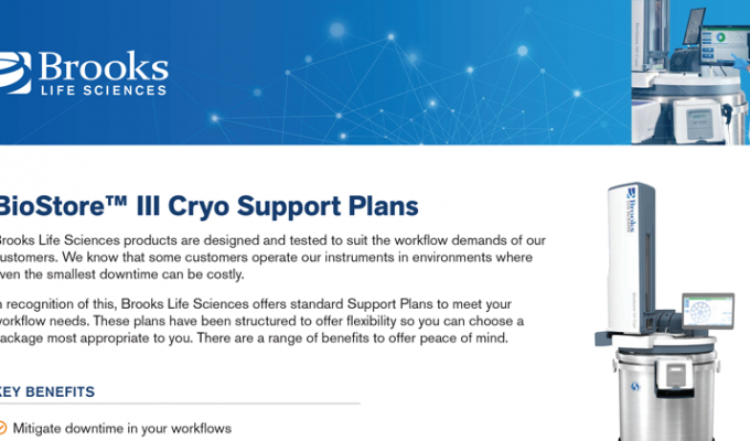 Cryo存储支持计划支持计必威注册网址划传单