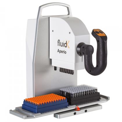 46-6501 | FluidX Aperio™8通道半自动旋盖管架盖器/旋盖器，适用于FluidX 96-格式内螺纹管和机架