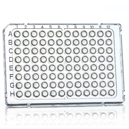 4TI-0910/C |FRAMESTAR 96半衬里PCR板，ABI®快速板样式|正面