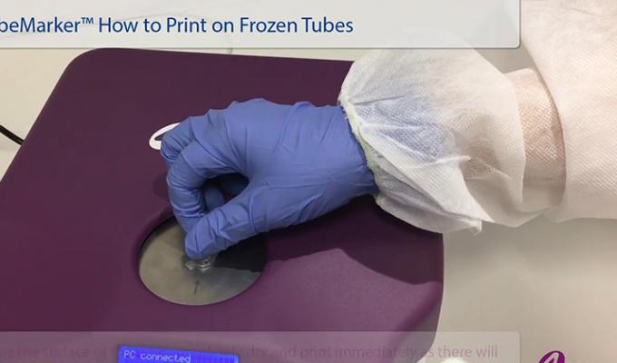 Tubemarker™ - 如何在冷冻管上打印