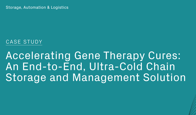 加速基因治疗方法：一种端到端，超冷的链存储和管理解决方案